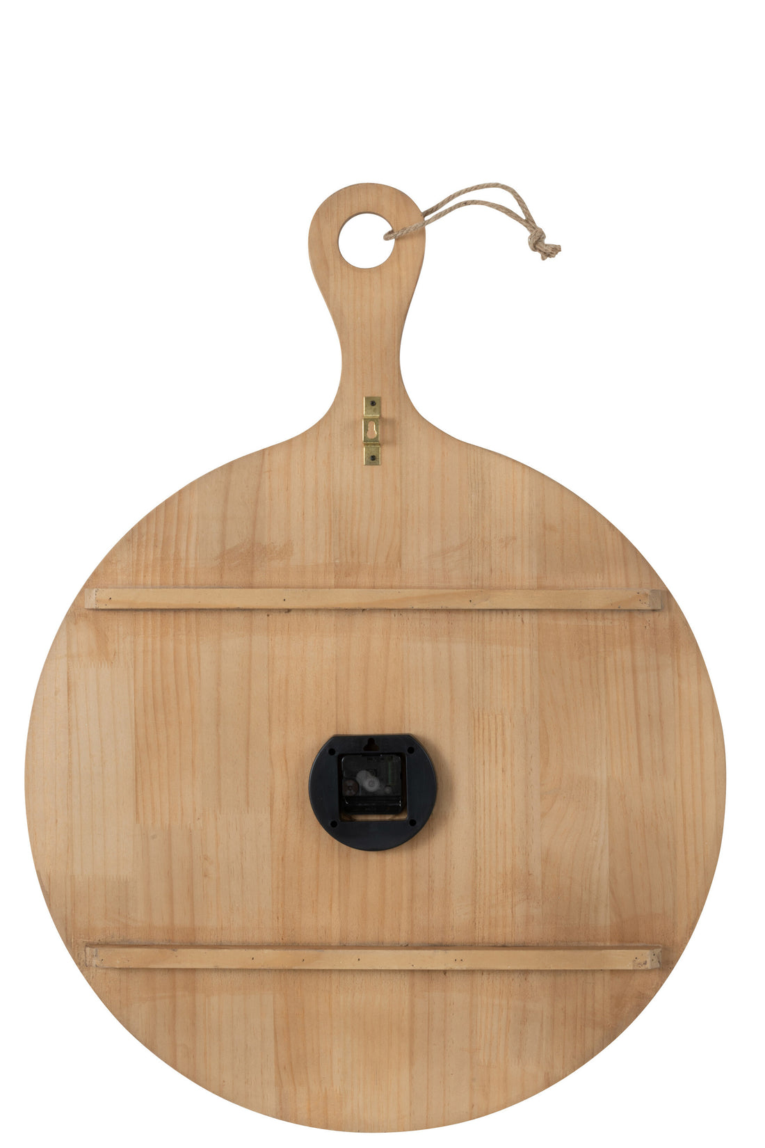 Wandklok Plan Grenen Natuurlijk Groot