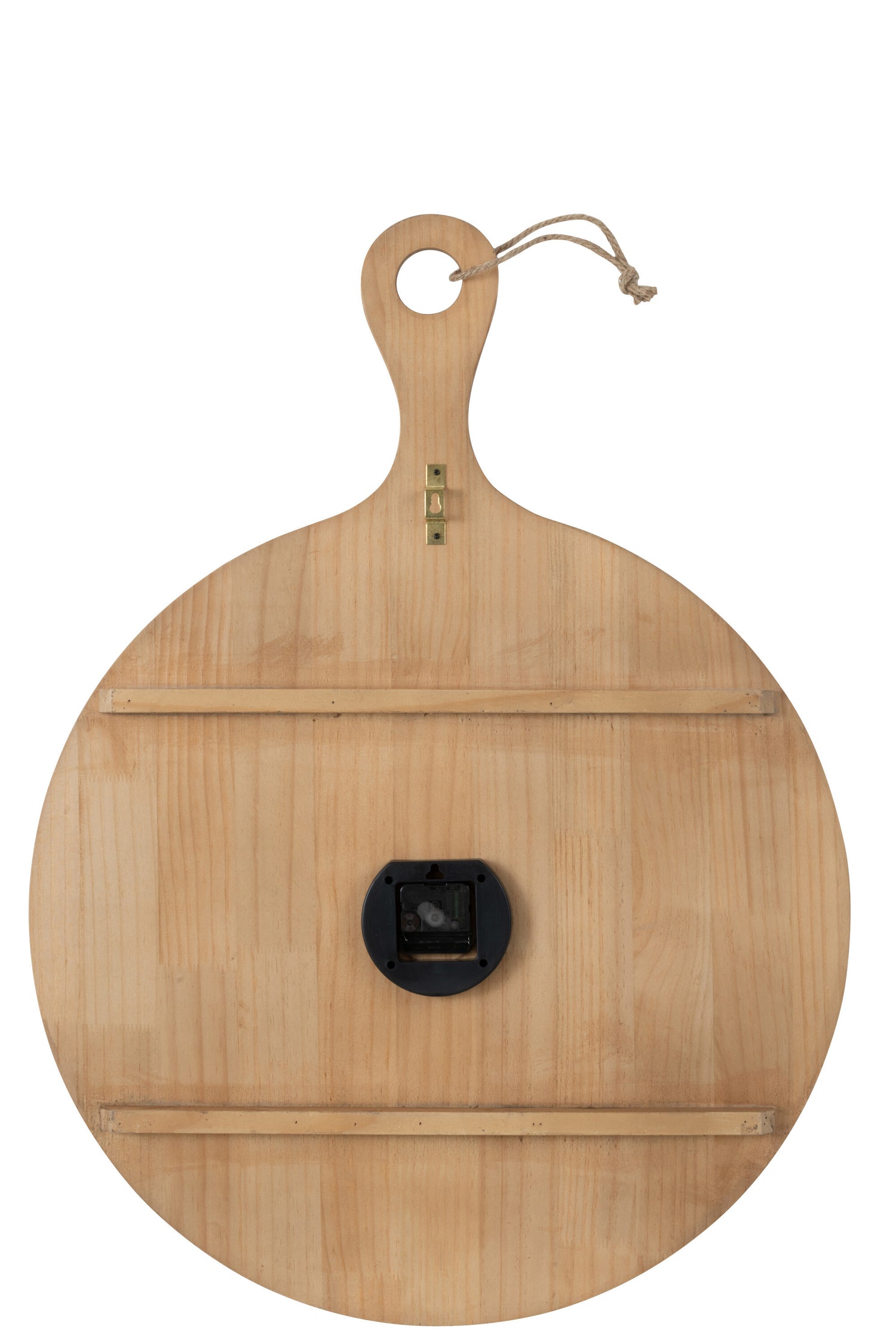 Wandklok Plan Grenen Natuurlijk Groot