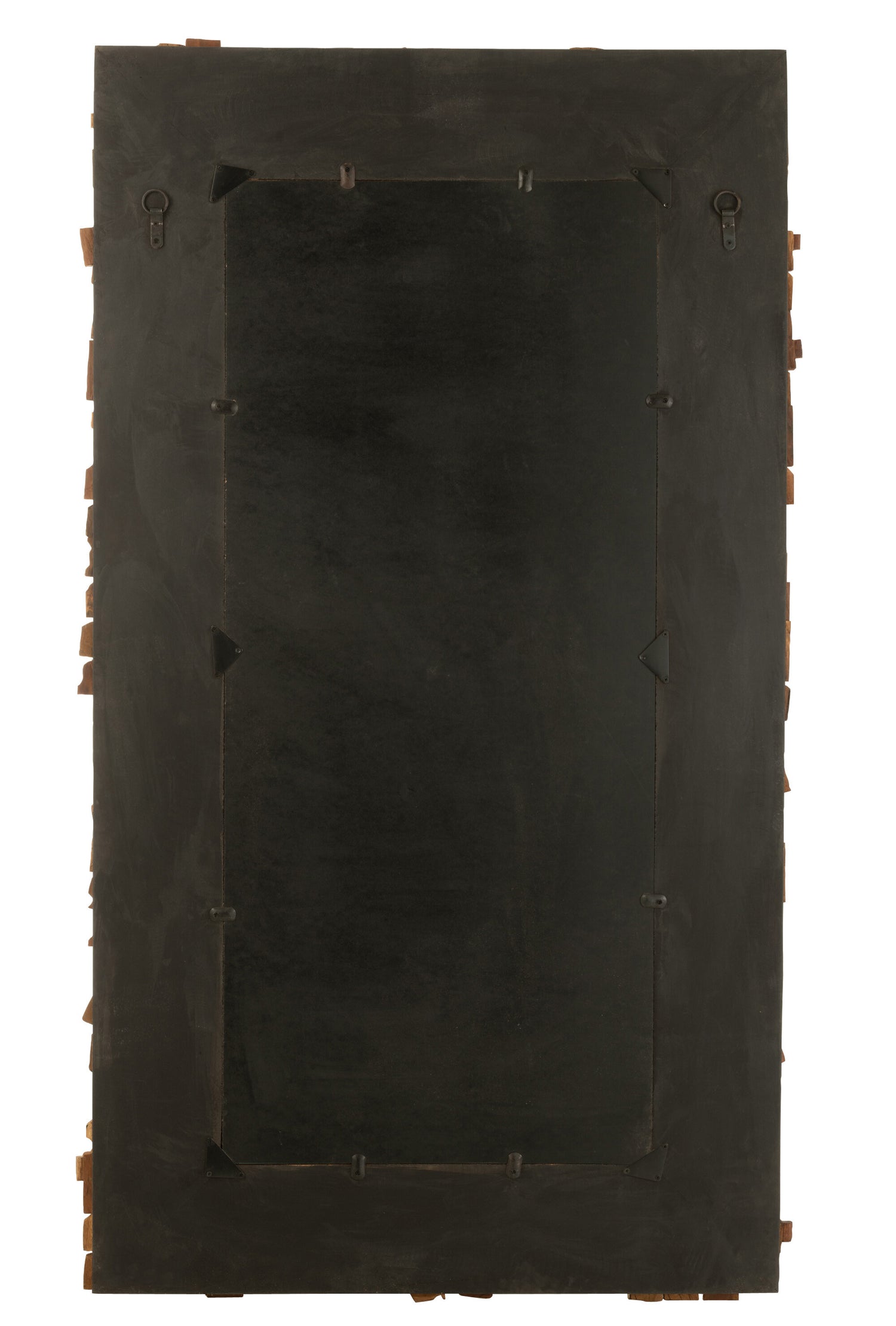 SPIEGEL SYMA GERECYCLED HOUT/ SPIEGEL NATUURLIJK GROOT