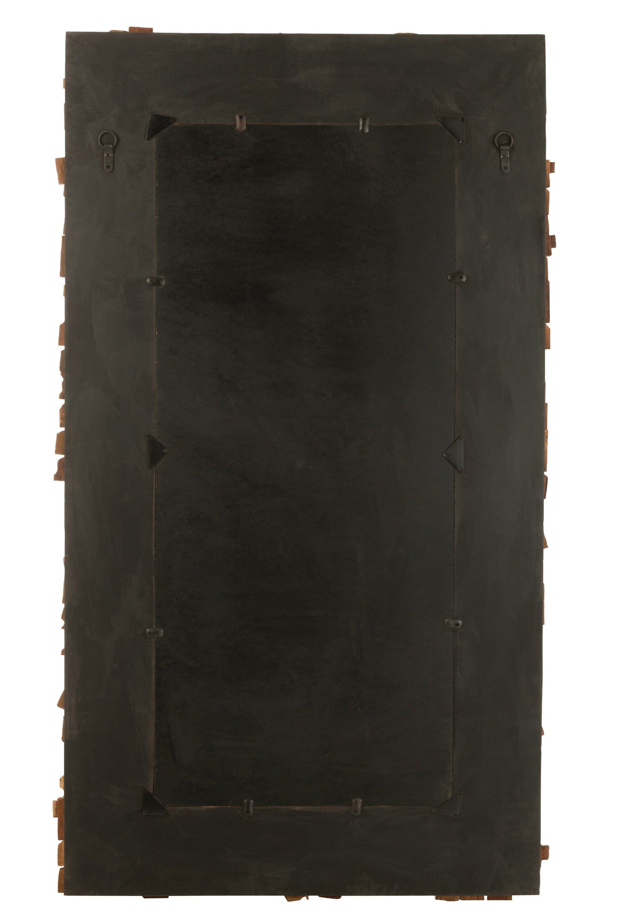 SPIEGEL SYMA GERECYCLED HOUT/ SPIEGEL NATUURLIJK GROOT