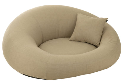 Matras Donut Polypropyleen Beige