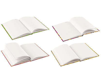 Notitieboek A4 Patroon Papier/Stof Mix Grote Assortiment Van 4