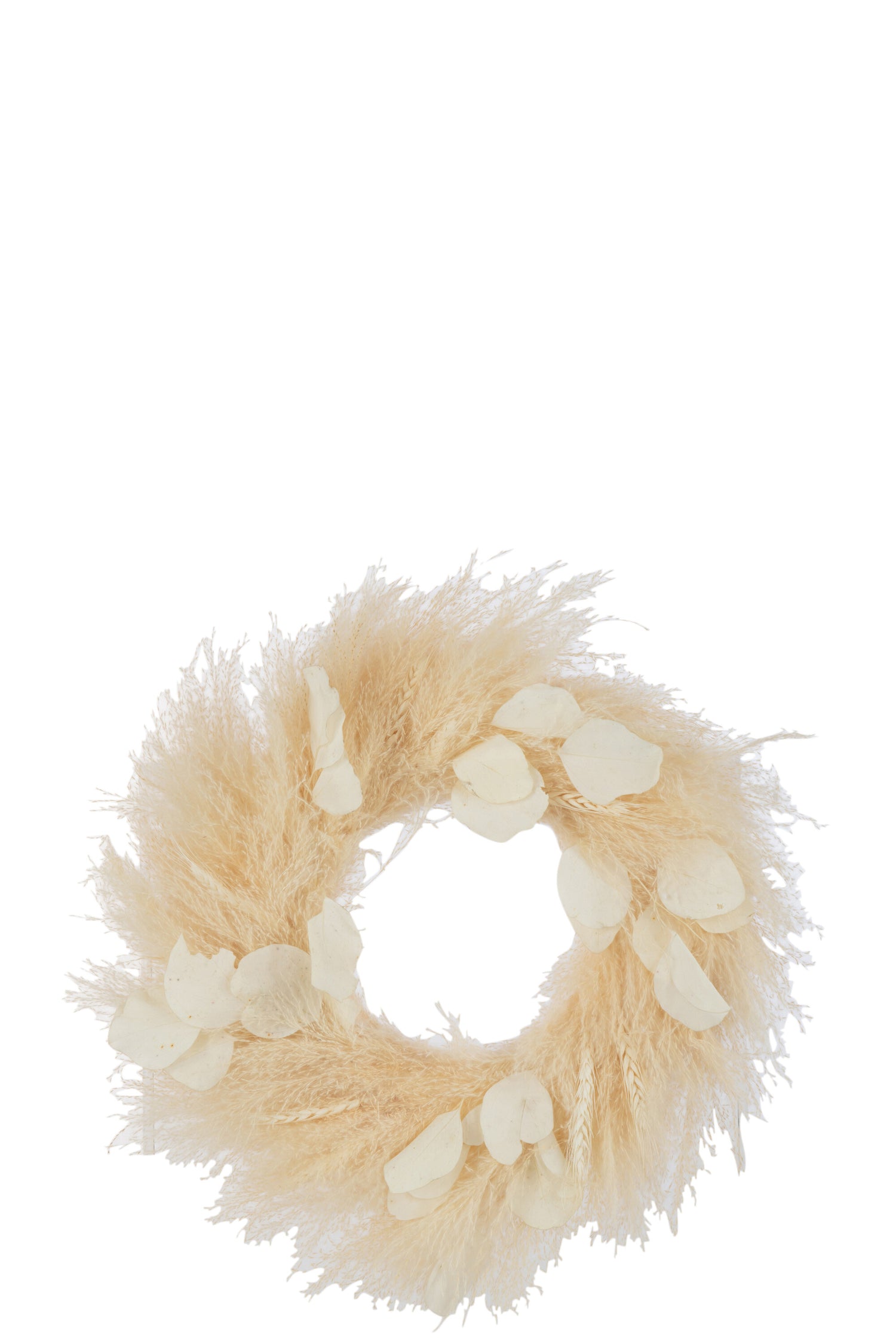 Krans Gedroogde Planten/Bladeren Natuurlijk Groot