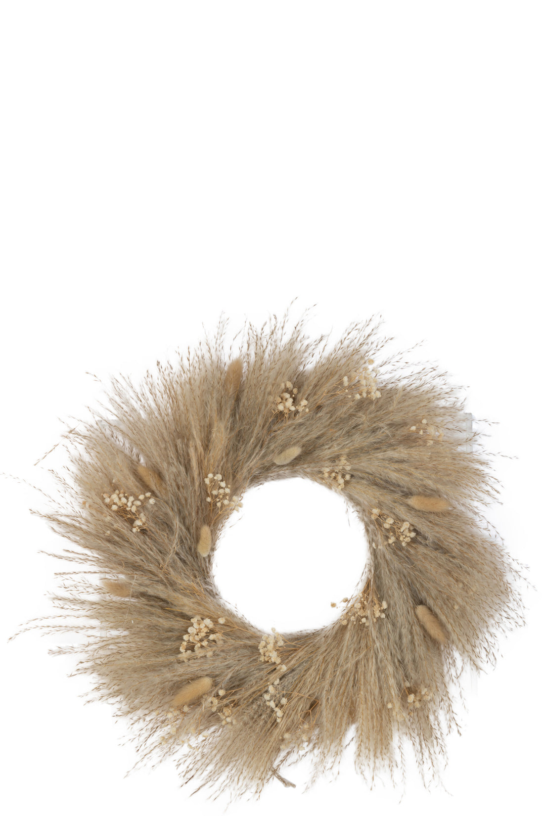 Krans Gedroogde Planten/Bloemen Natuurlijk Groot