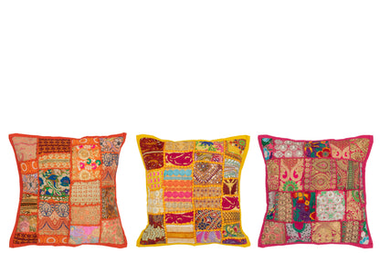 Kussenpatronen Patchwork Katoenmix Assortiment Van 3