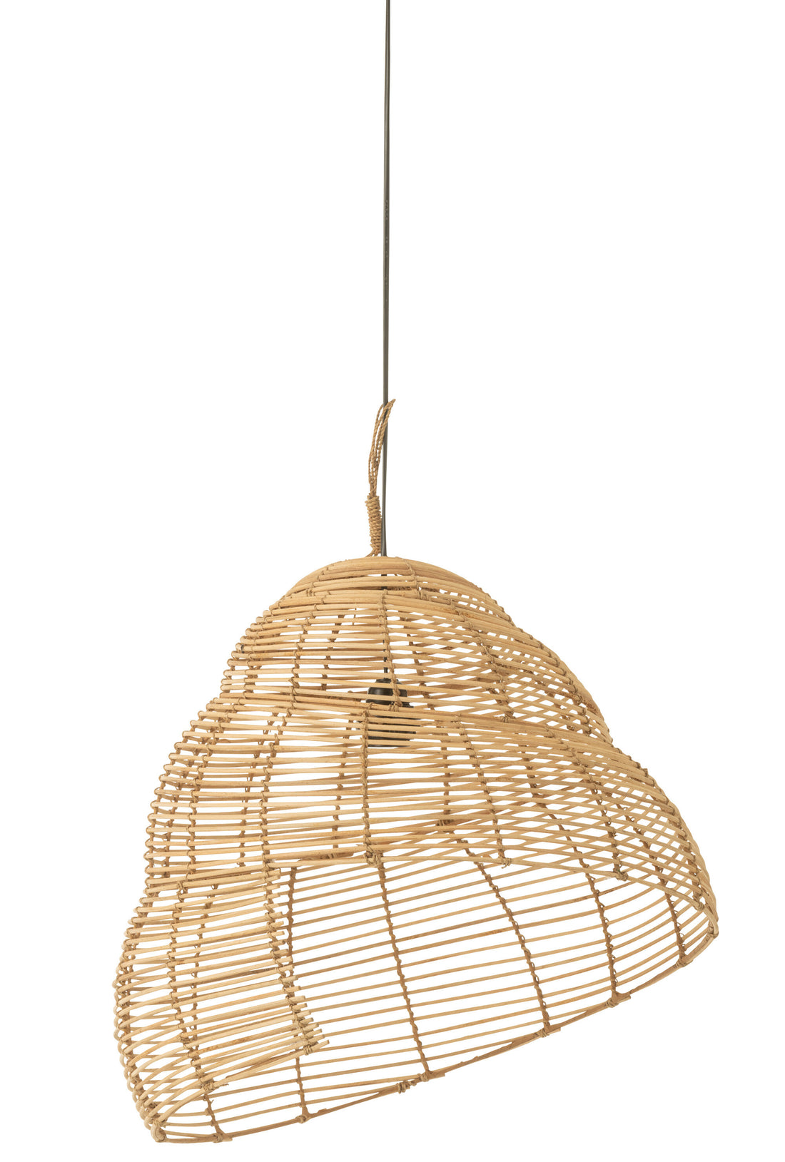 J-Line Hangende Lamp Slak Bamboe Naturel
