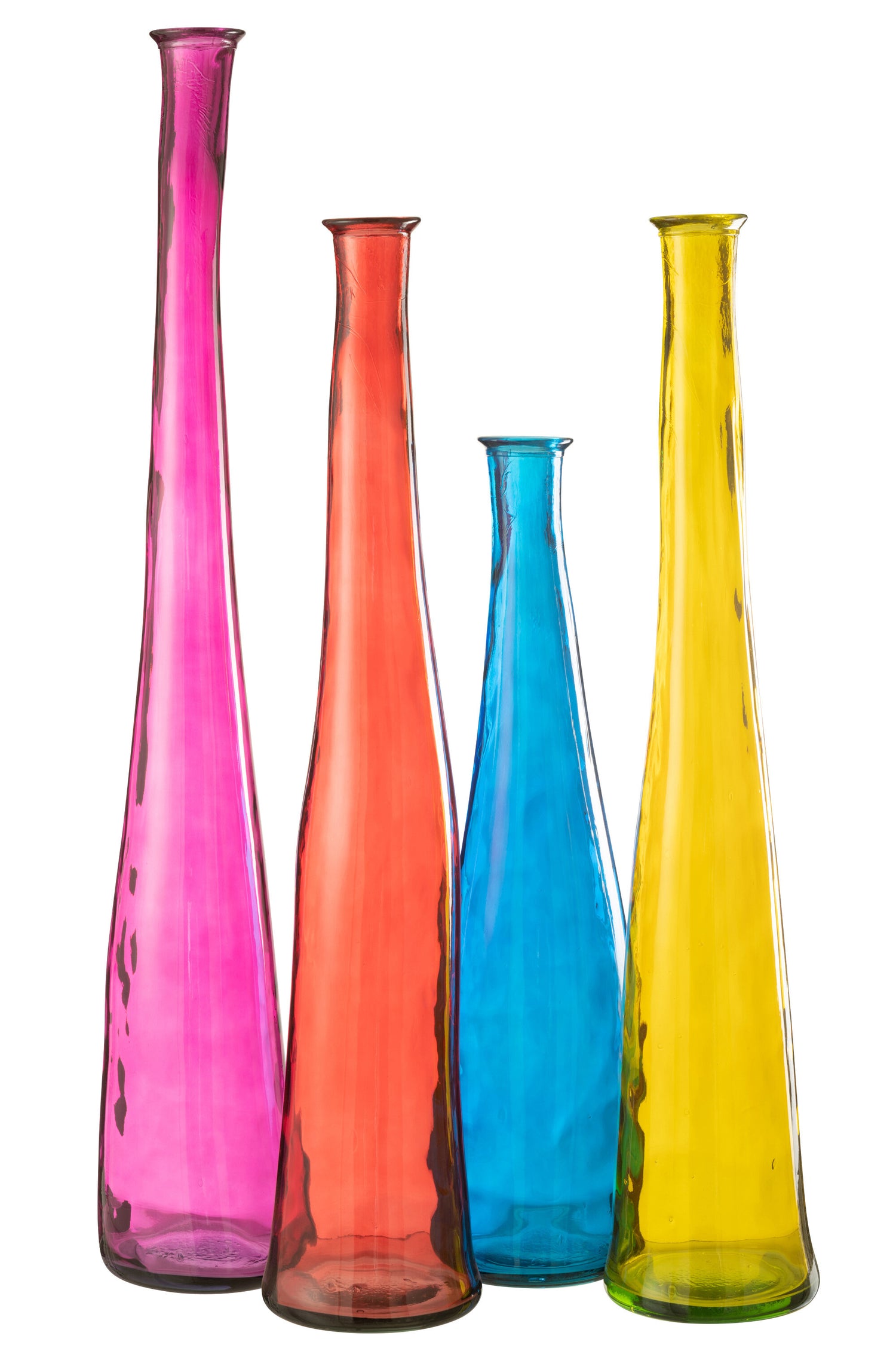 J-Line Vaas Viooltje Glas Fuchsia Large