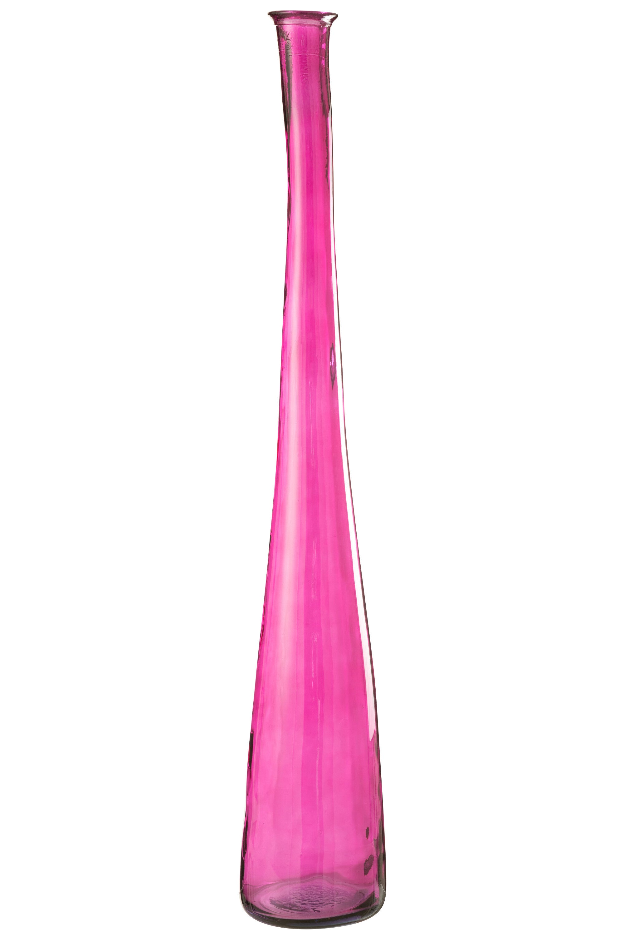 J-Line Vaas Viooltje Glas Fuchsia Large