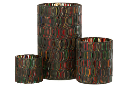 HURRICANE MOSAIC CURVE GLAS MIX GROOT