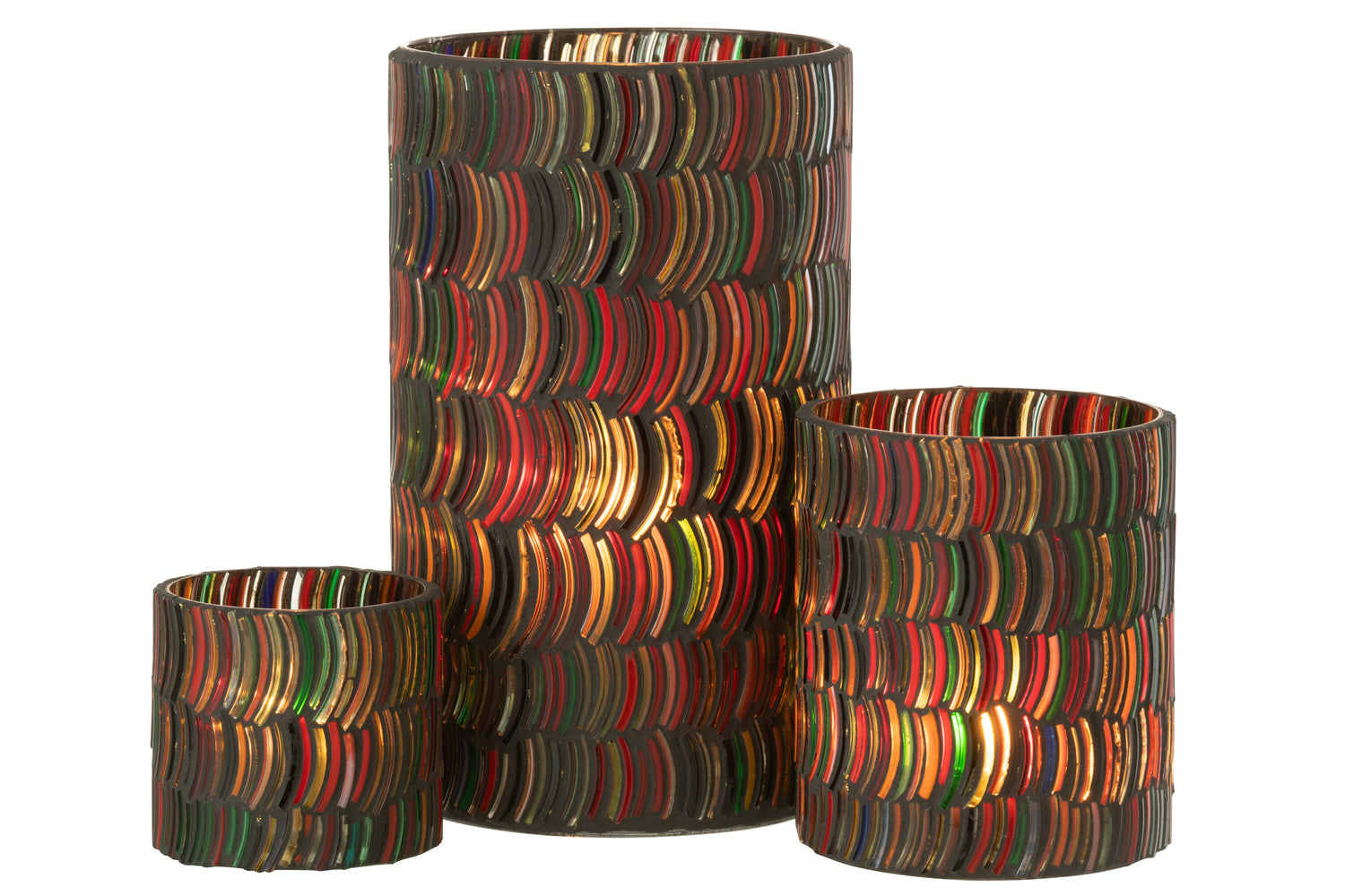 HURRICANE MOSAIC CURVE GLAS MIX GROOT