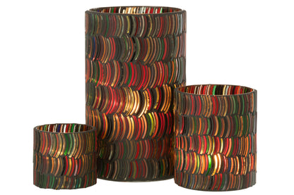 HURRICANE MOSAIC CURVE GLAS MIX GROOT