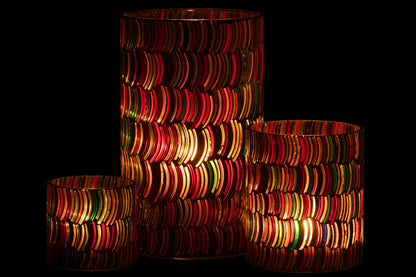 HURRICANE MOSAIC CURVE GLAS MIX GROOT