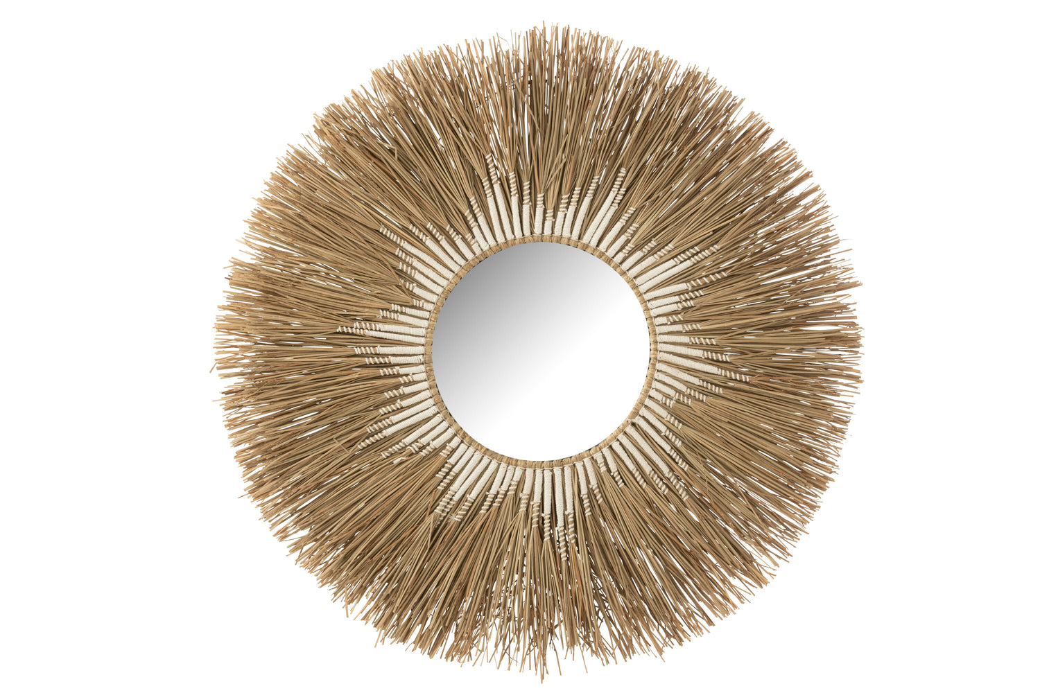 Spiegel Melissa Stro Natuur/Wit Groot