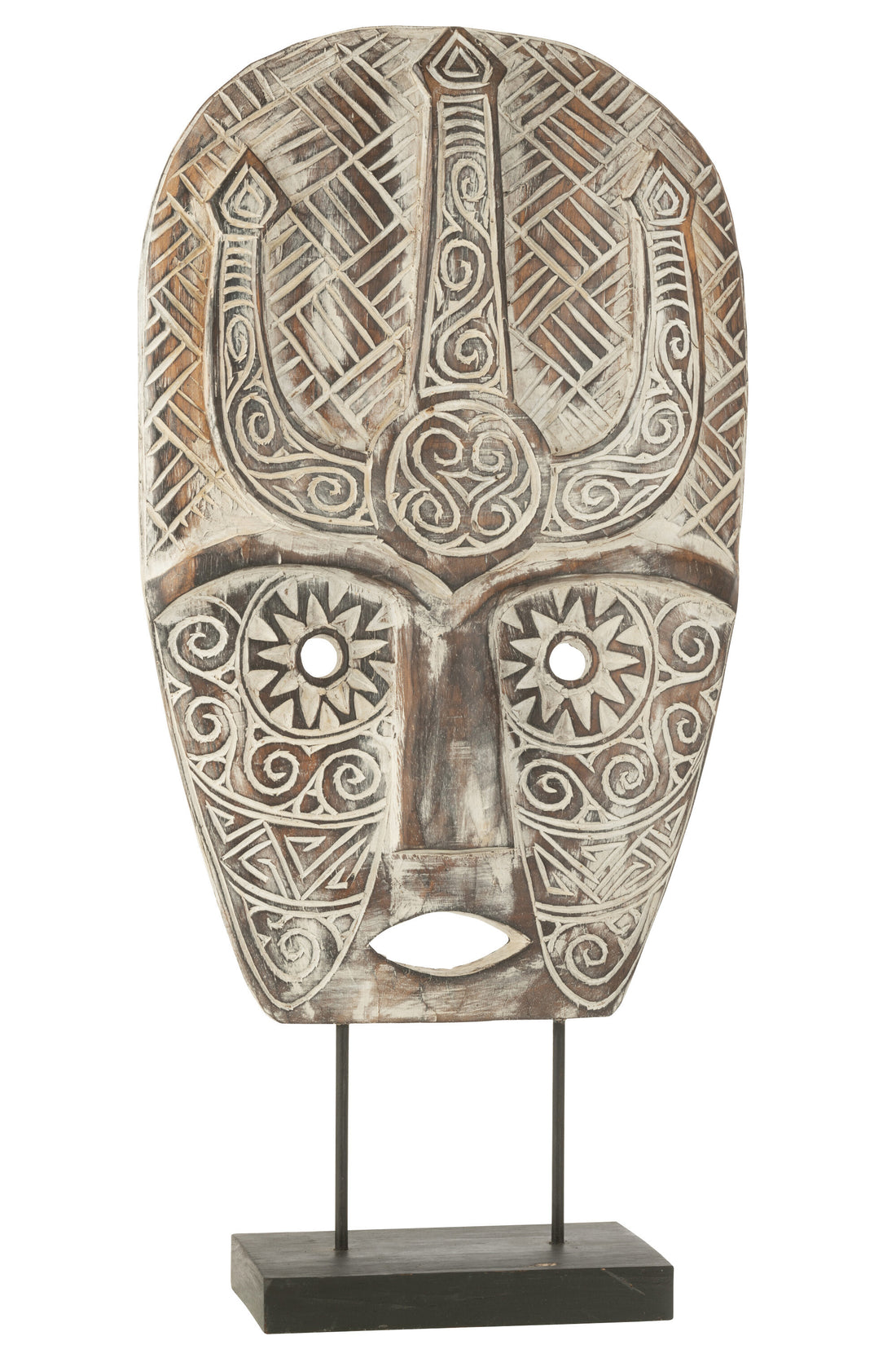 J-Line Masker Op Voet Zihao Albasiahout Natuur