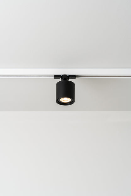 Kronn railspot 1-licht GU10 gestructureerd zwart