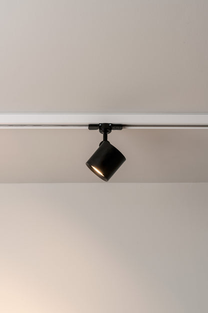 Kronn railspot 1-licht GU10 gestructureerd zwart