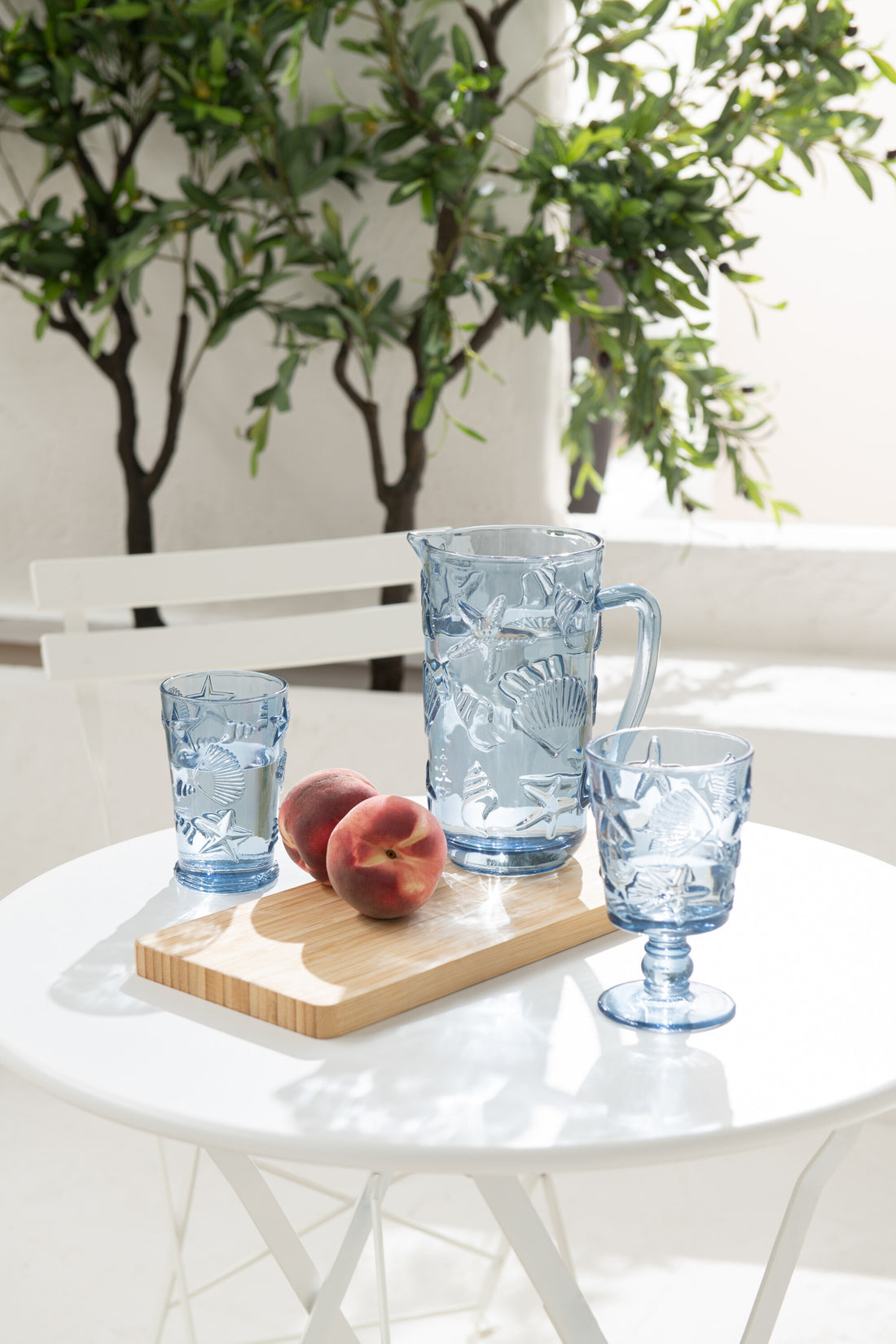 Waterglas Zeeglas Lichtblauw