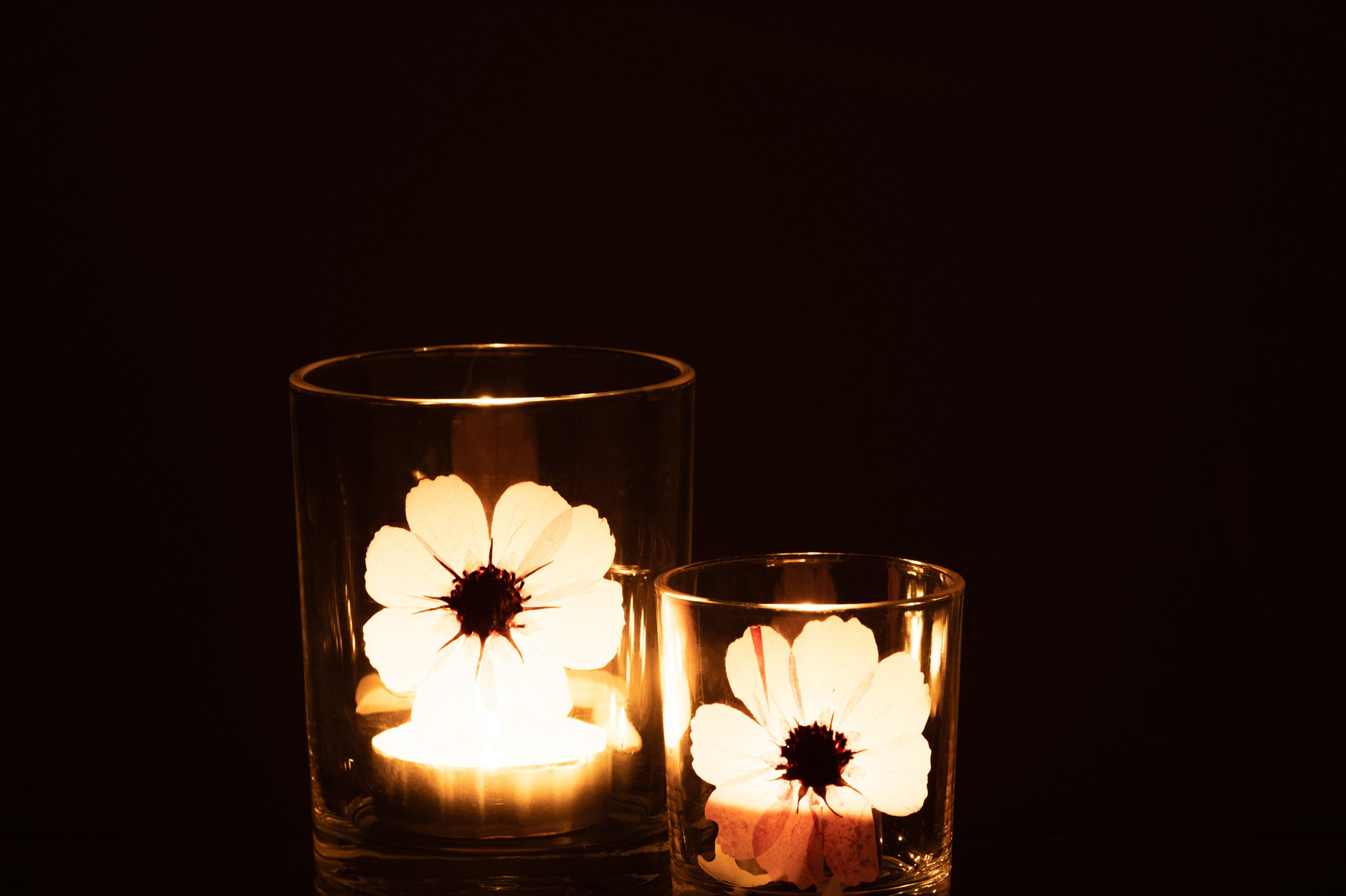 Orkaan Bloem Roze Glas Mix