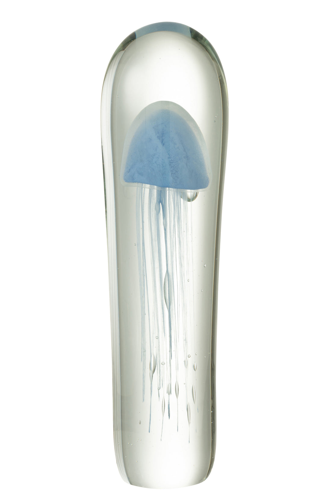 Papiergewicht Kwal Glas Blauw Extra Groot