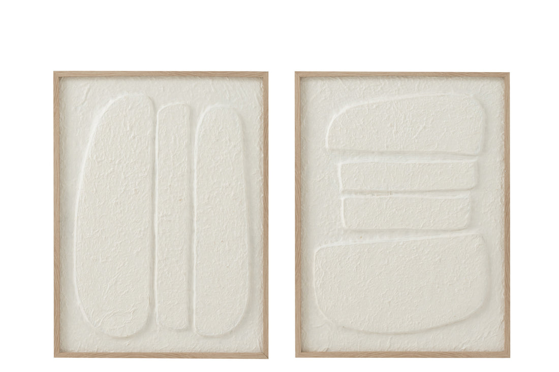 Schildercellen Papier Wit Assortiment Van 2