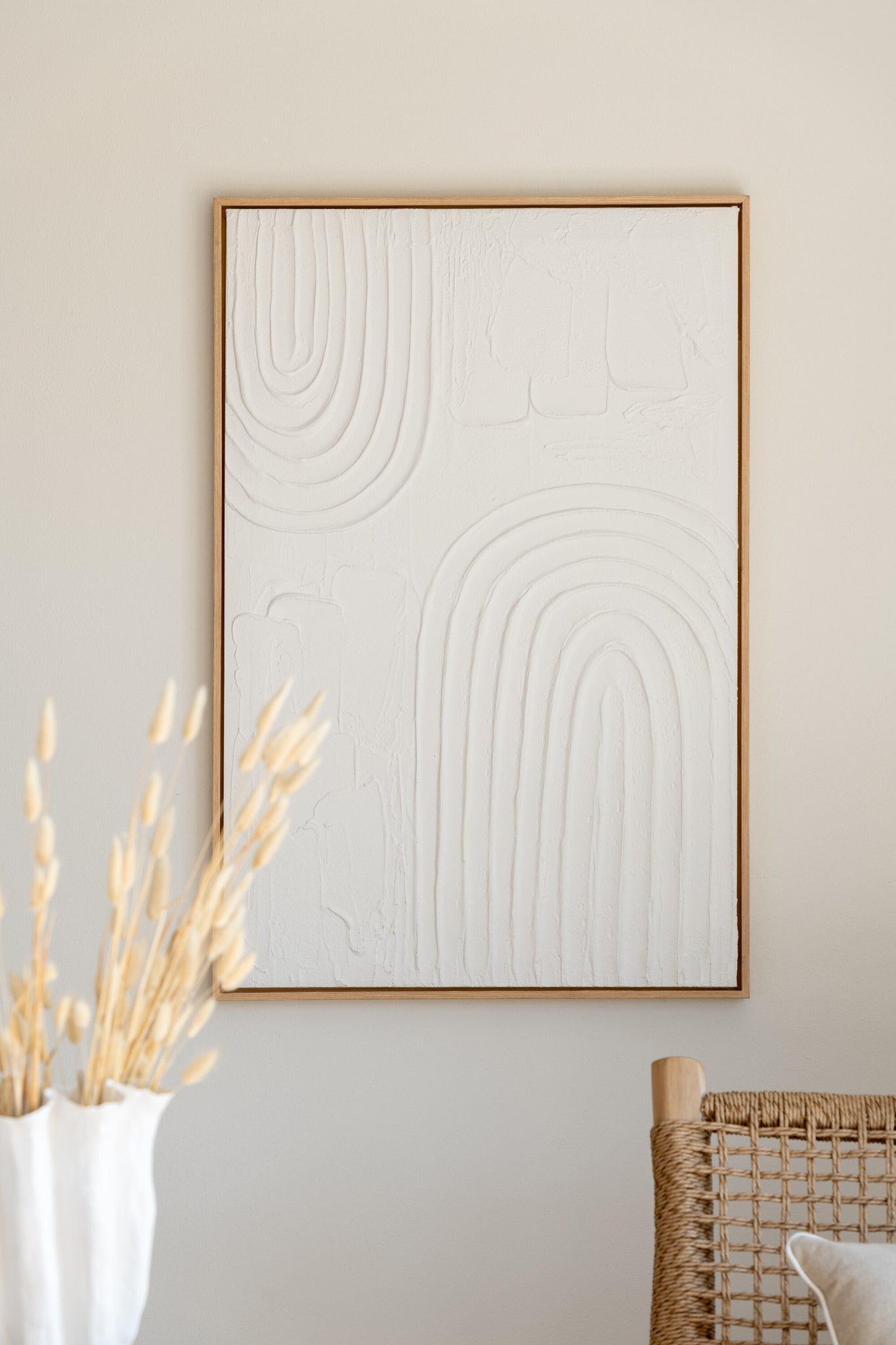 Painting Elise Canvas White Assortment Of 2