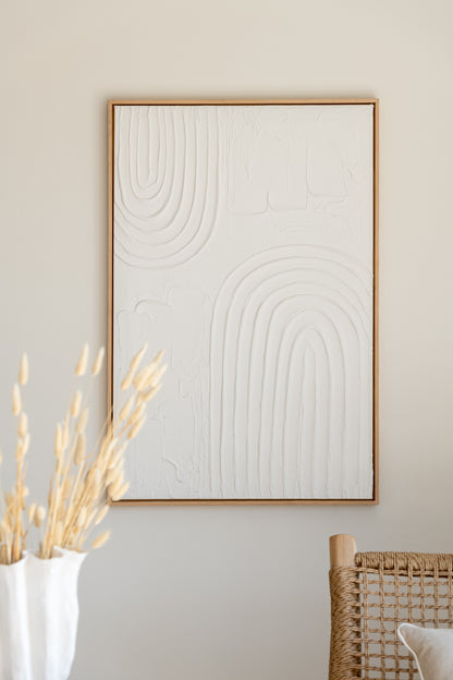 Painting Elise Canvas White Assortment Of 2