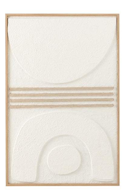 Schilderen Thibault Papier Wit/Beige