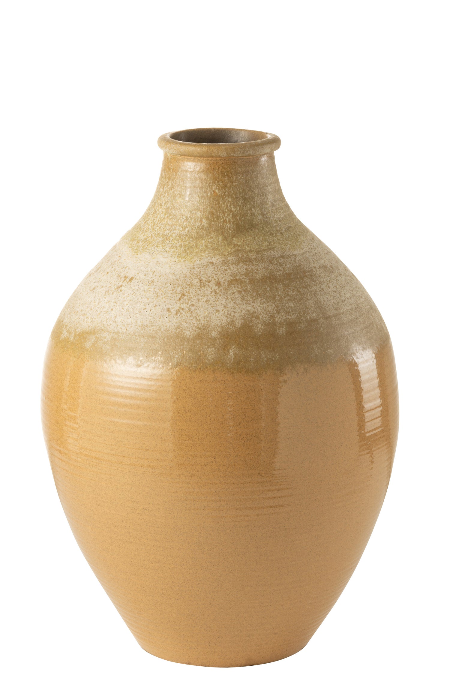 Vaas Modern Keramiek Lichtbruin Medium