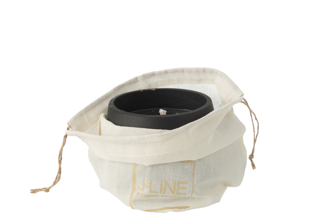 J-Line Buitenkaars Cement Zwart Small -18U