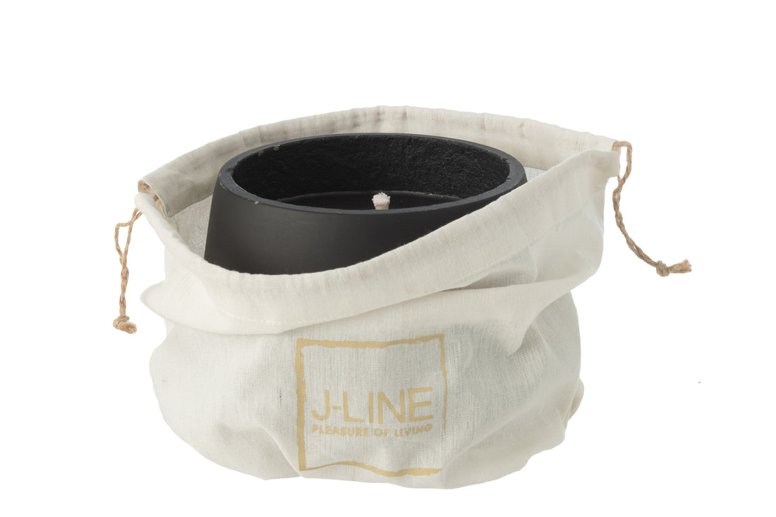 J-Line Buitenkaars Cement Zwart Medium - 31U