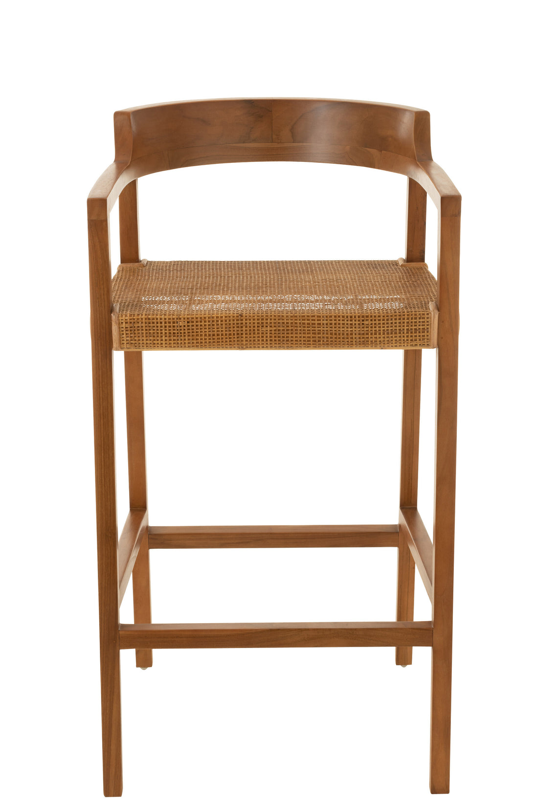 Barkruk Emma Teak Bruin