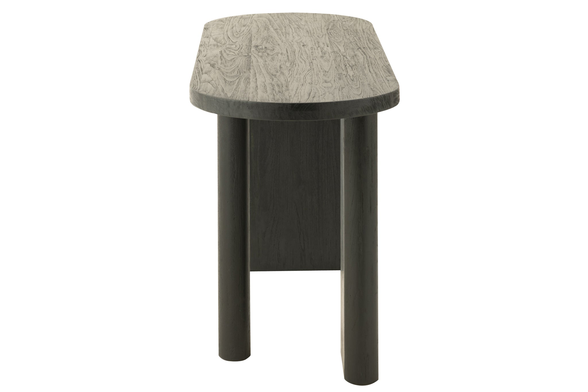 J-Line tafel Teak - hout - zwart