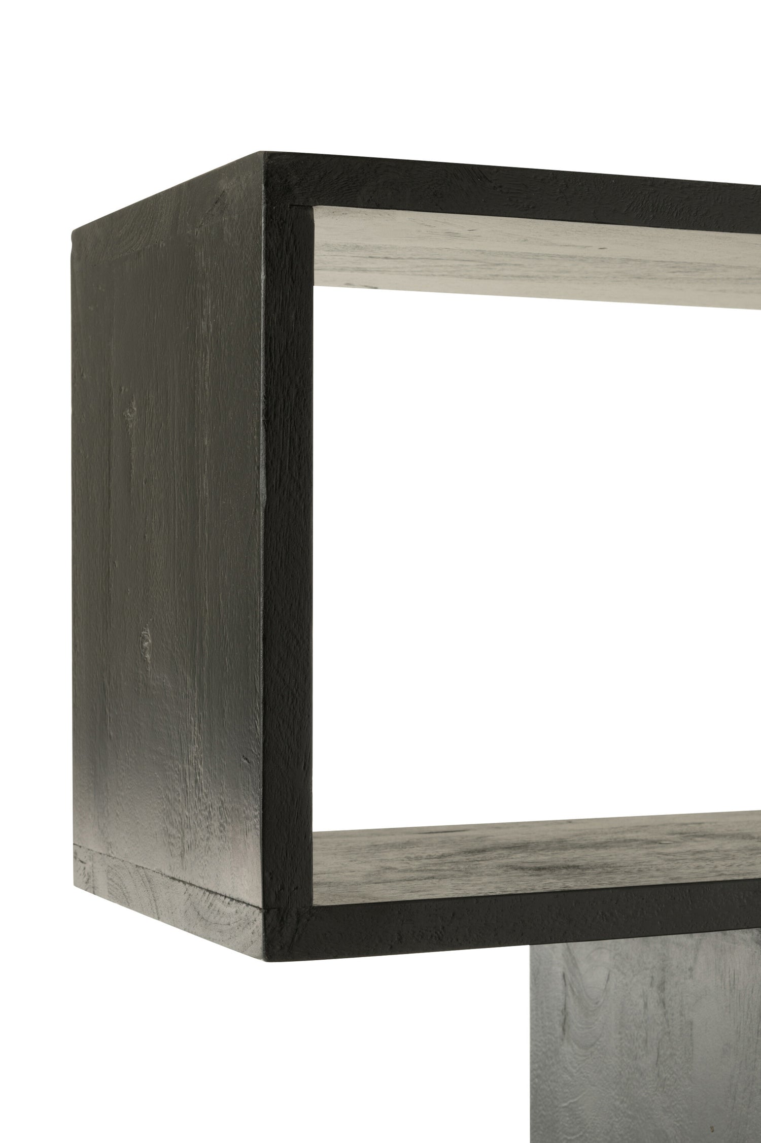 J-Line boekenkast Verticaal Latten - hout - zwart