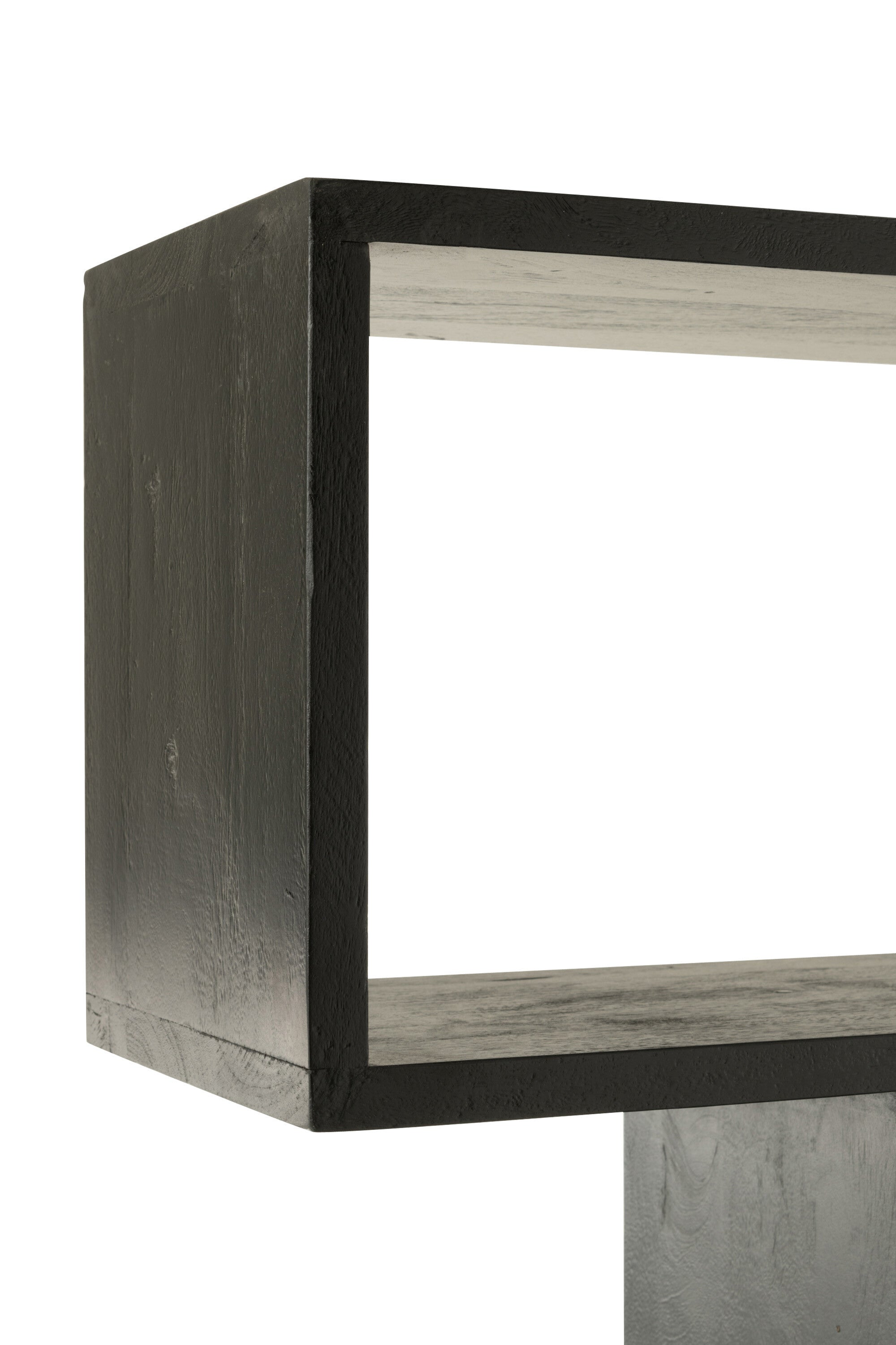 J-Line boekenkast Verticaal Latten - hout - zwart