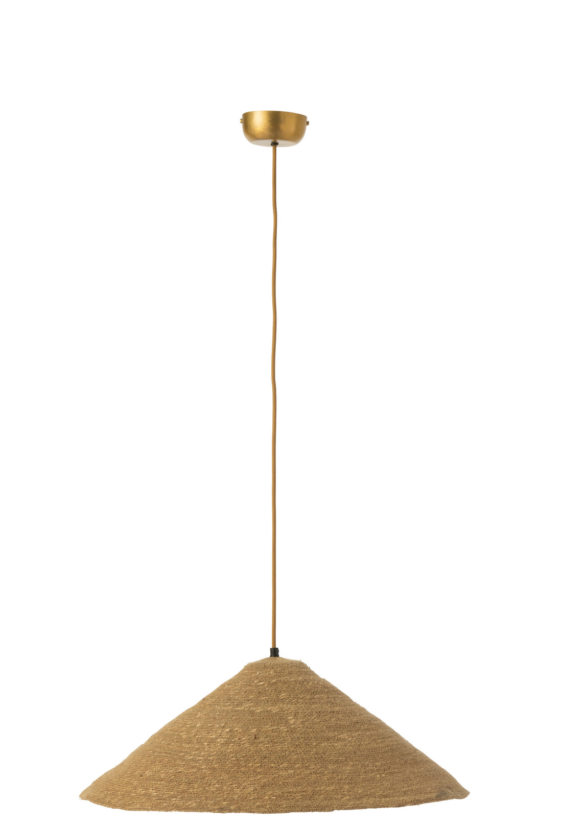 J-Line Hangende Lamp Hoed Moonj Gras Naturel Small