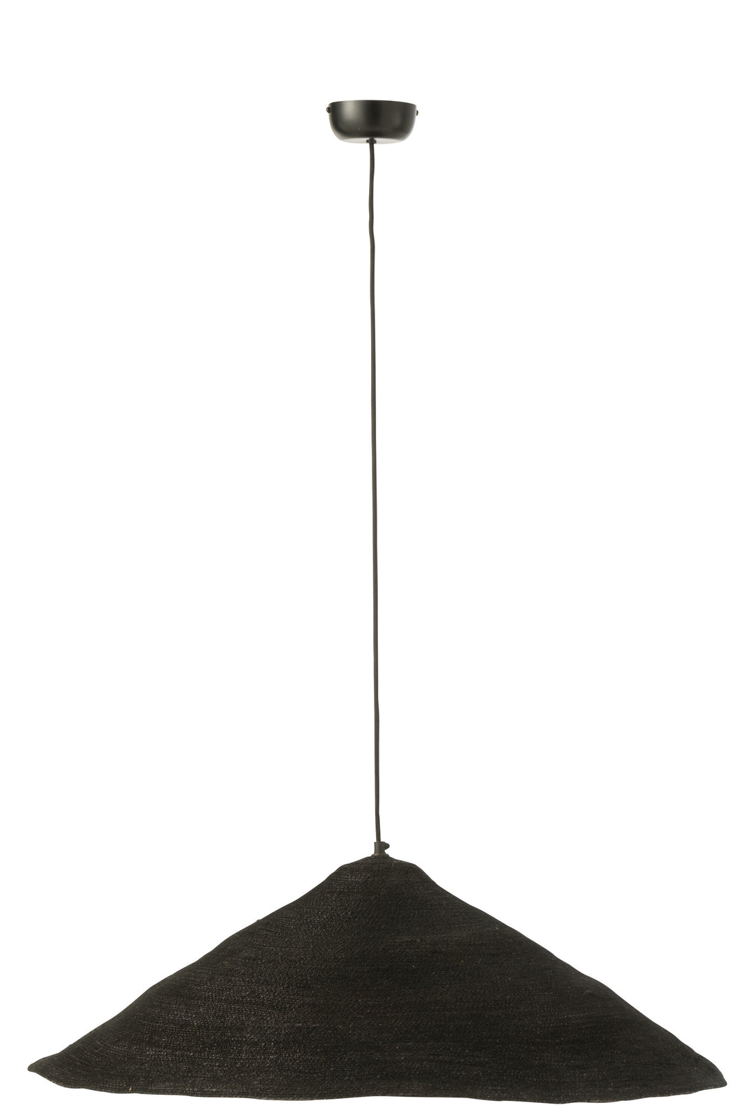 J-Line Hangende Lamp Hoed Moonj Gras Zwart Large