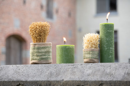 Oogst in terracotta pot natuurlijke assortiment van 2