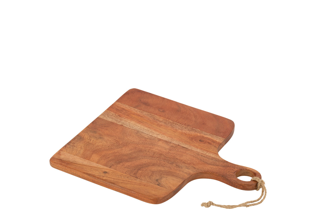 Plank Rechthoek Mangohout Donker Natuurlijk Klein