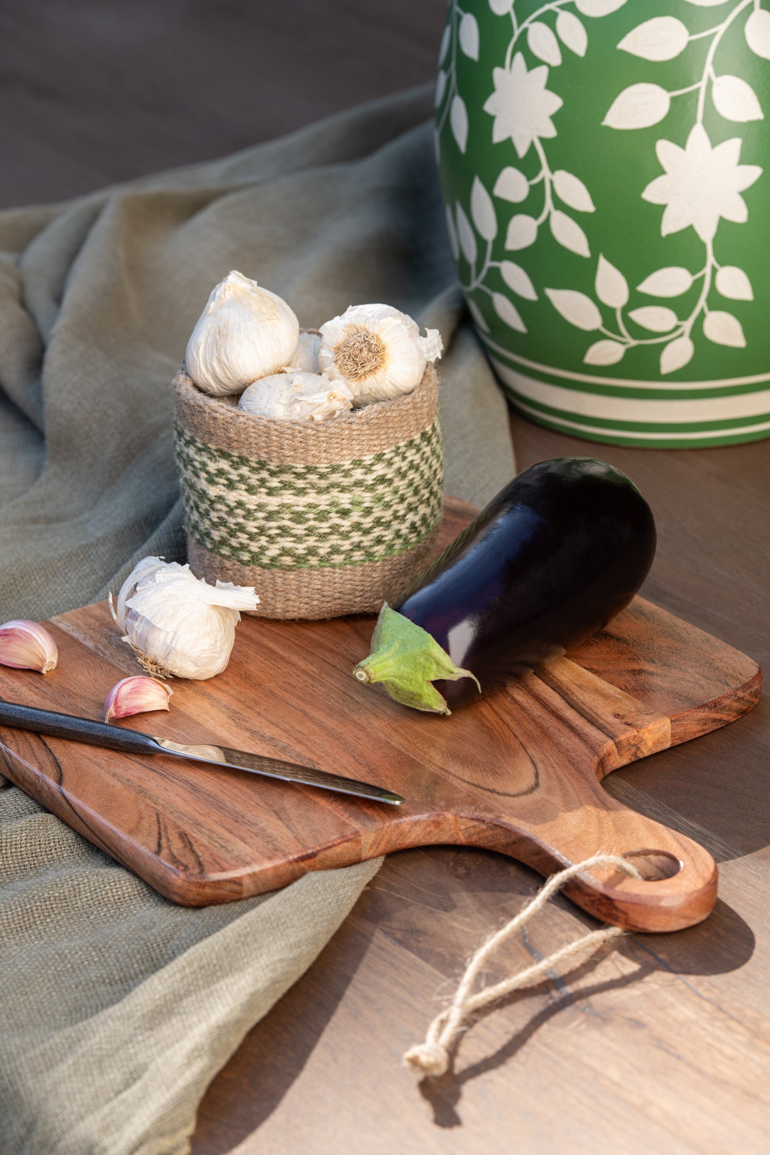 Plank Rechthoek Mangohout Donker Natuurlijk Klein