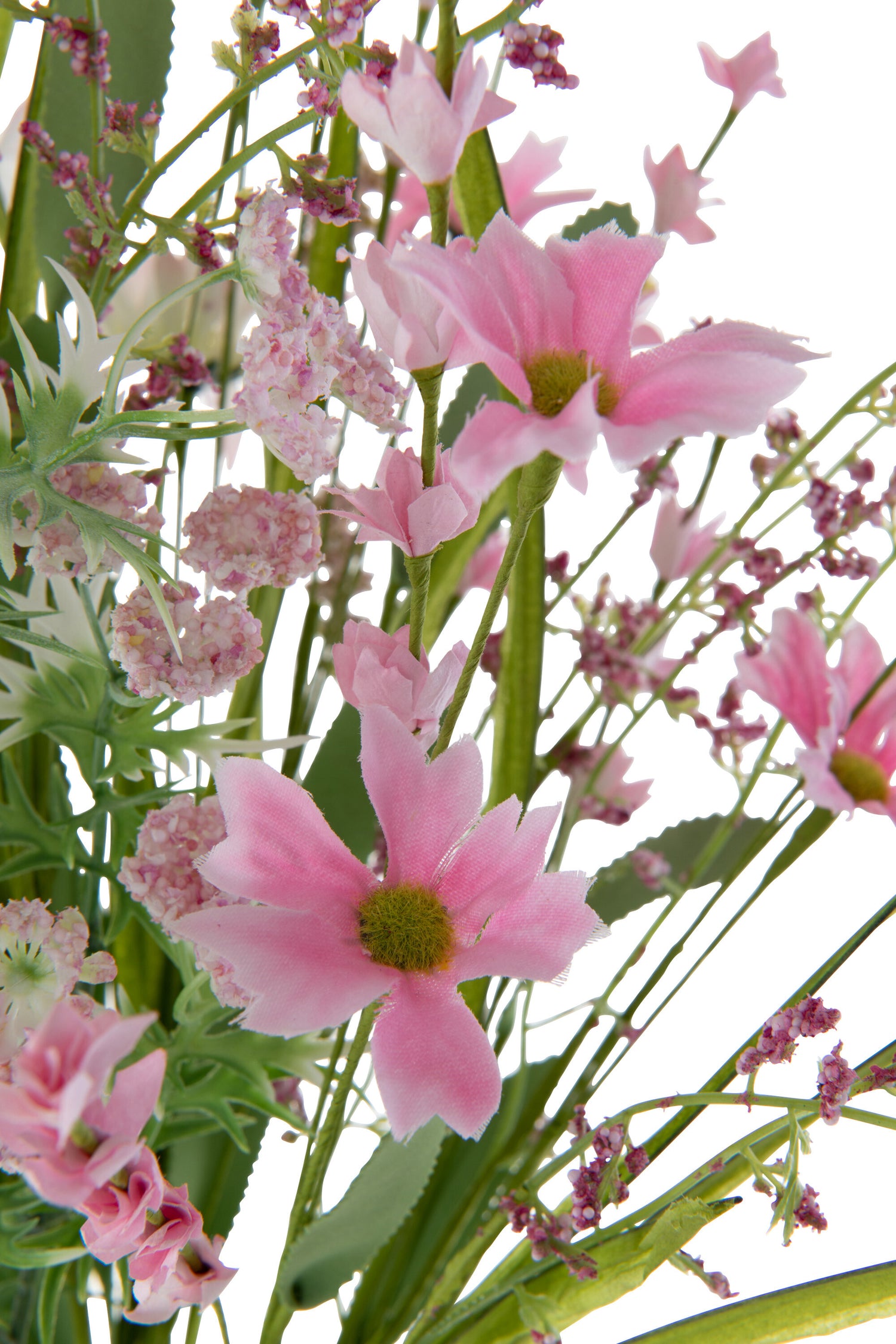 Boeket Mix Bloemen Kunstmatig Roze