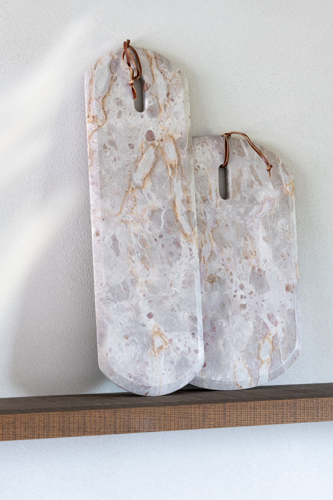 Plank Rechthoek Marmer Beige Klein