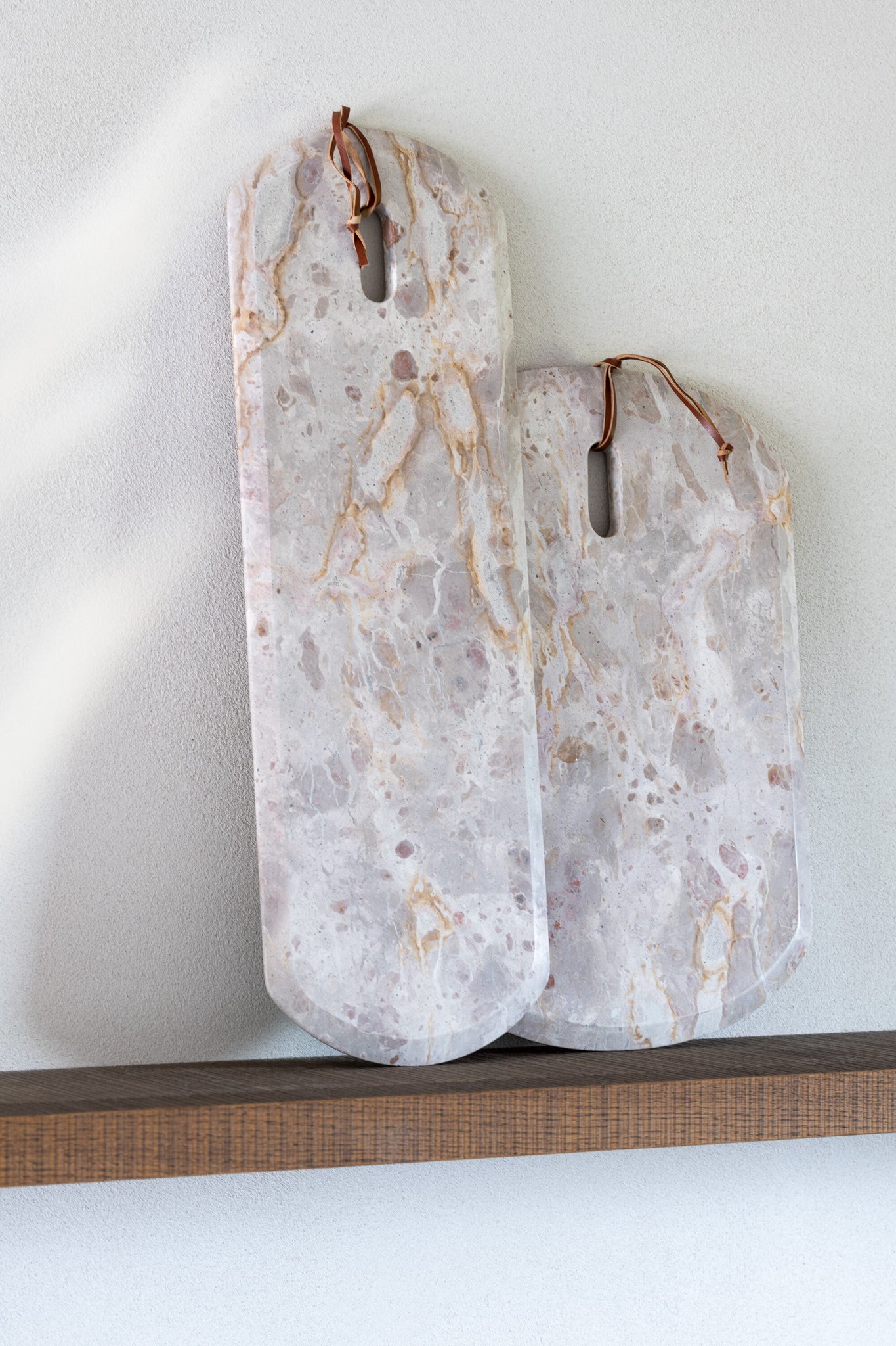 Plank Rechthoek Marmer Beige Groot