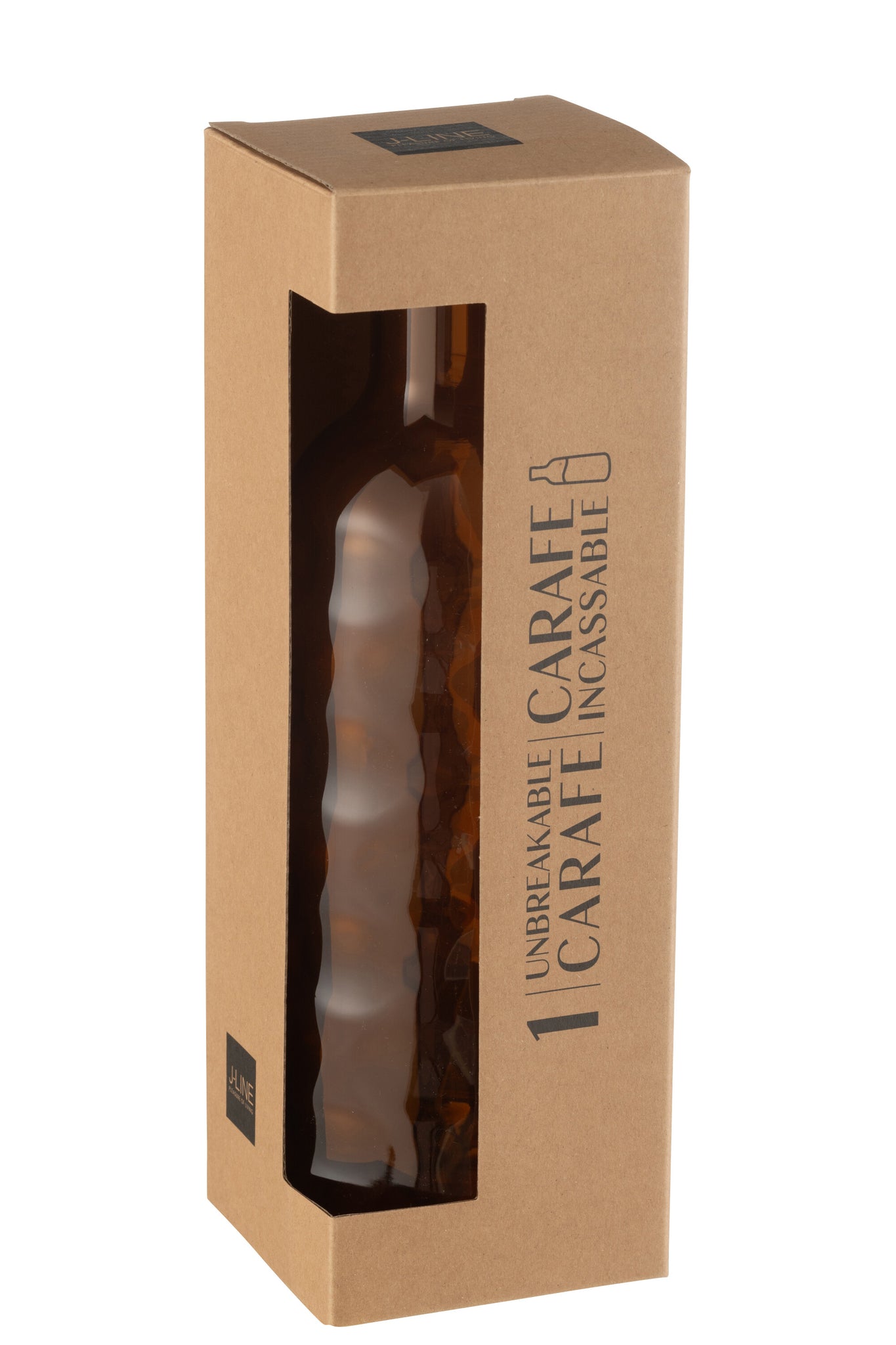 J-Line Fles Gehamerd In Giftbox Plastic Oranje
