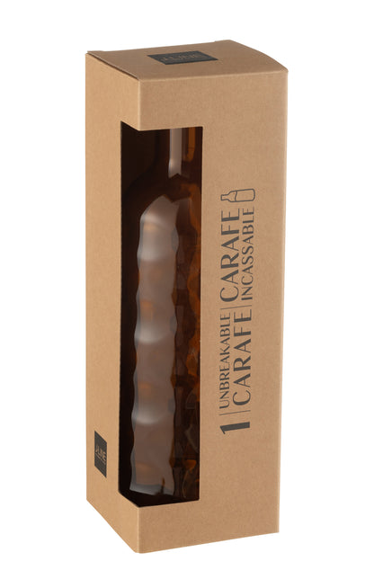 J-Line Fles Gehamerd In Giftbox Plastic Oranje