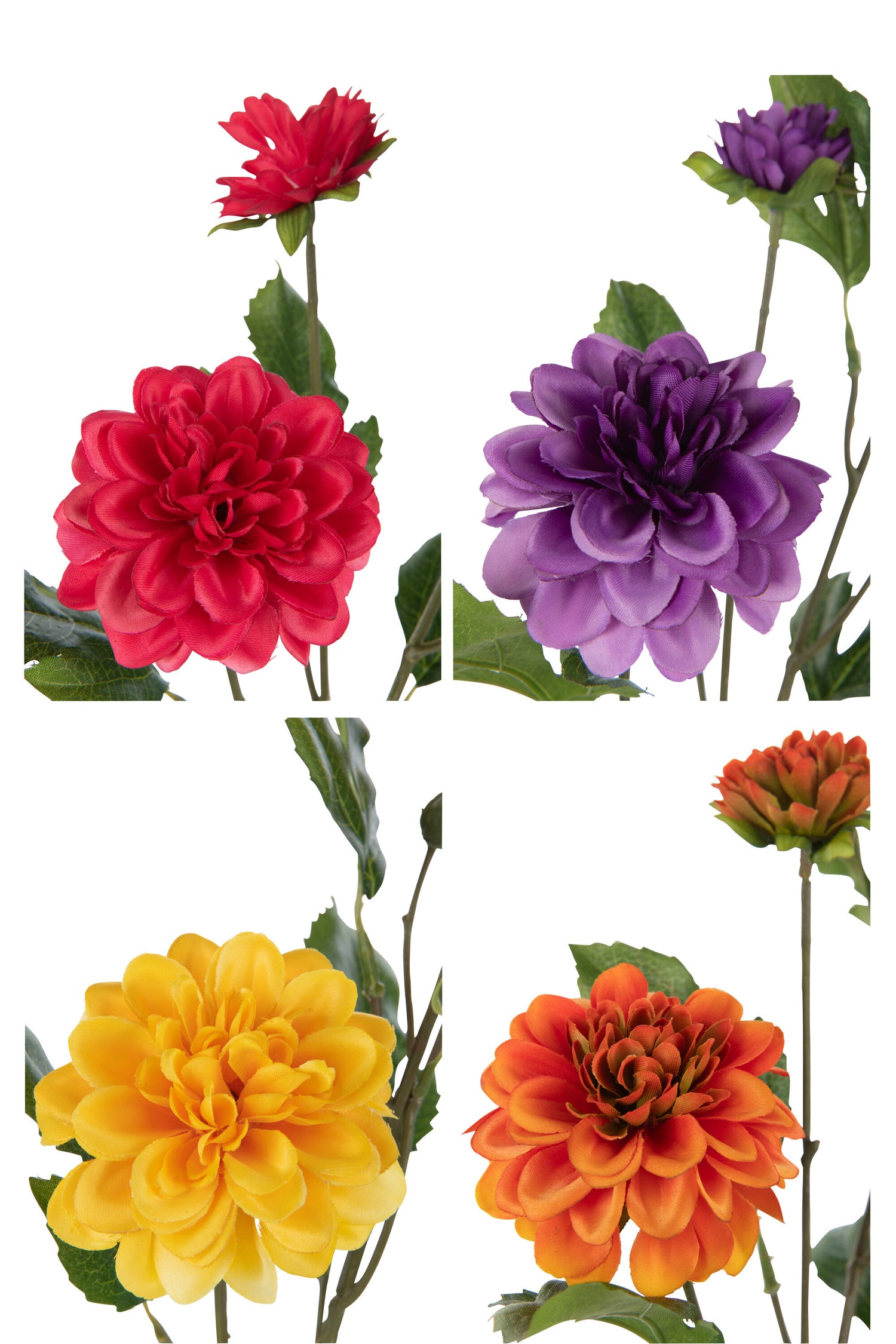 Dahlia Ying Kunstmatige Mix Assortiment Van 4
