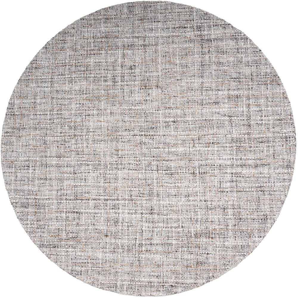 Vloerkleed Cross Grey/Beige – Rond ø200 cm