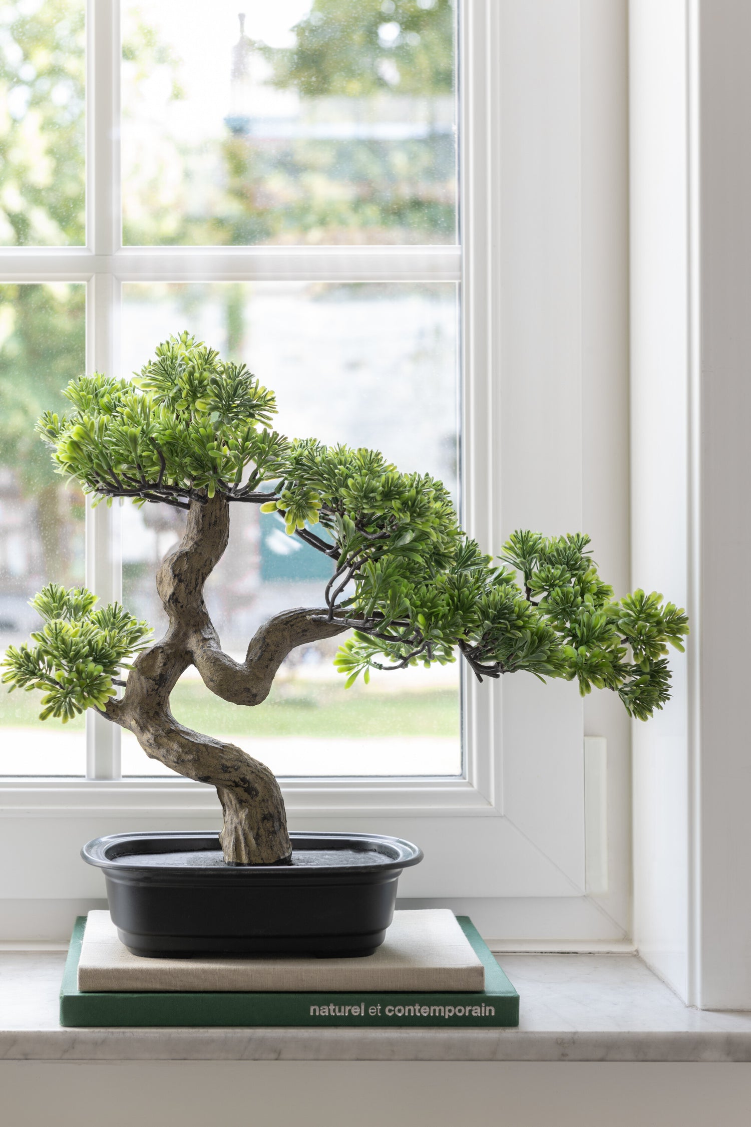 J-Line Podocarpus Bonsai Kunststof Groen Small