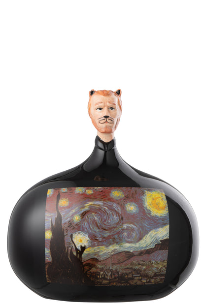 De Chartisten Figuur Geïnspireerd Door De Sterrennacht Breed