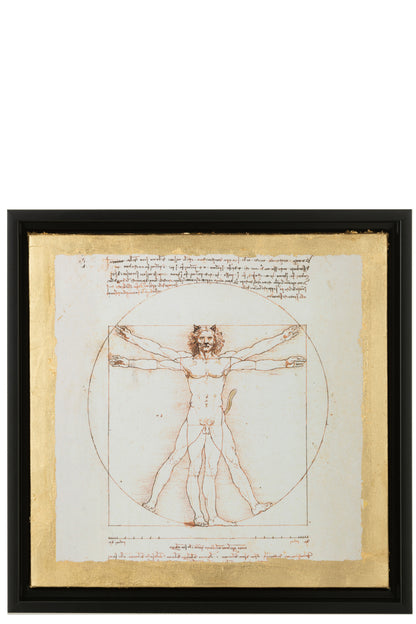 De Chartisten Impressie Geïnspireerd Door de Vitruviusman