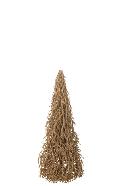 J-Line Christmas Tree Teatree Wood Natural Medium